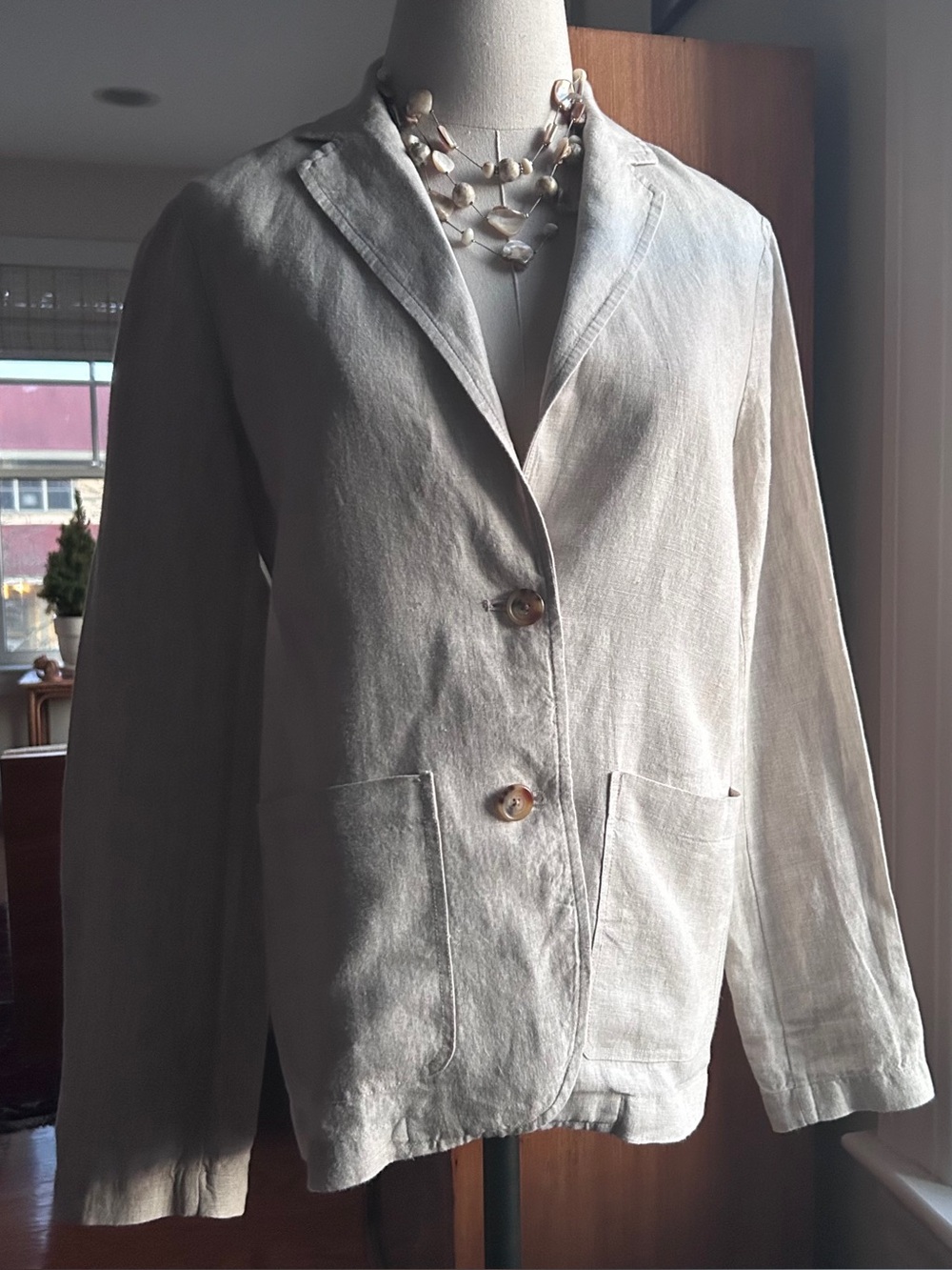 Faherty 100% Linen Jacket - Picture 5 of 8
